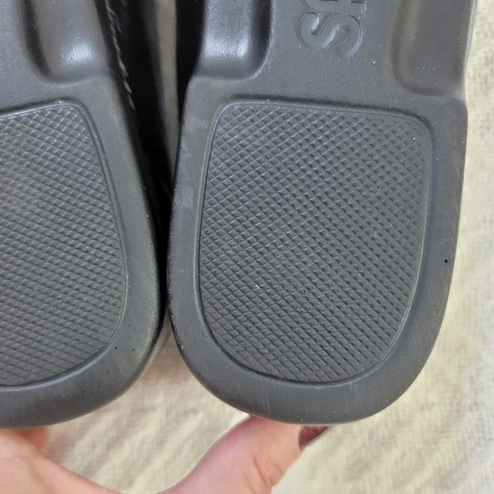 SAS Metro Comfort Bit Loafers Black Patent Leather Size 9 WW Mocassins‎ EUC